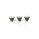 طقم فناجين قهوة عربي بورسلان السيف غاليري، 6 قطع - اخضر ذهبي product image 1