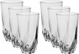 طقم كاسات زجاج السيف غاليري، 6 قطع - شفاف product image