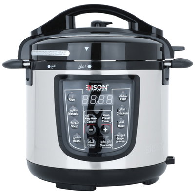 Edison Pro Electric Pressure Pot, Granite Inner Pot, 800 watt, 4L - Silver/Black product image 2