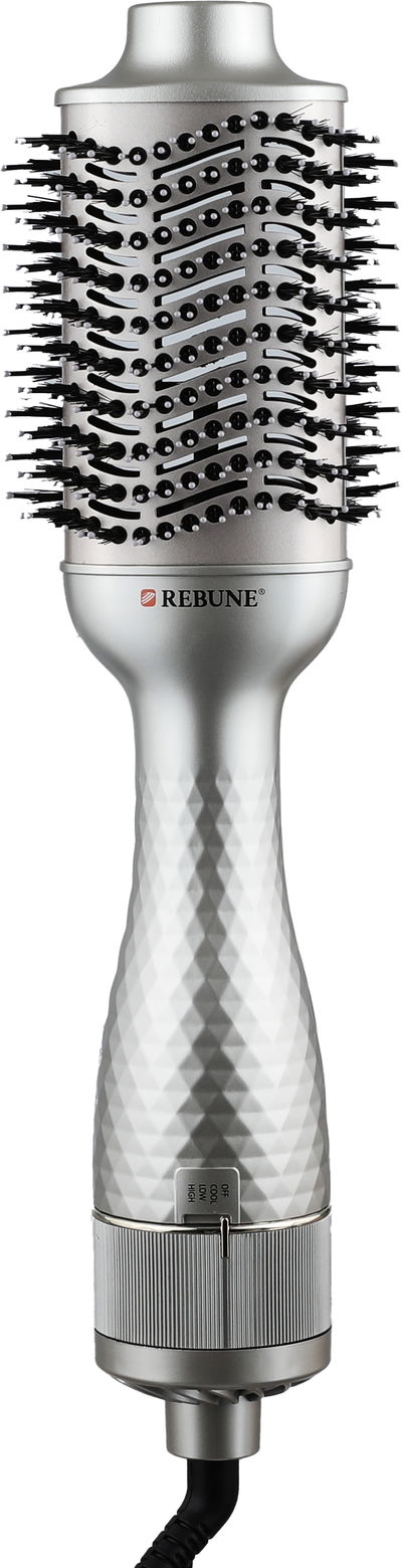 مصفف شعر ريبون، 1300 واط، 11x38 سم، فضي أسود product image 1