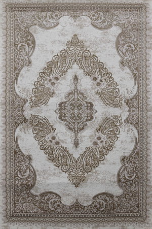 سجادة لوسيندا بوليستر و بولي بروبيلين القفاري، 2.40×3.40 متر - كريمي product image