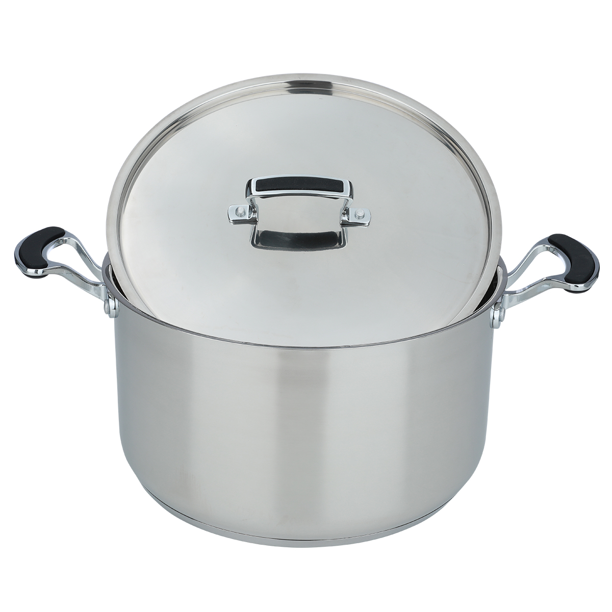 Rocky Steel Cookware Set, 10 Pieces, Silicone Handle - Silver product image 2