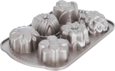 قالب كيك مافن جرانيت ماريسا لونينا، 6 خانات، 17.6x11x2.8 سم - ذهبي product image 4
