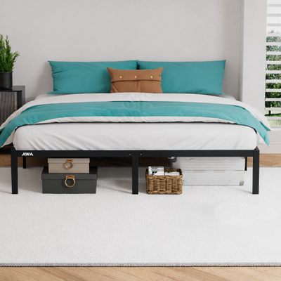 Awa Iron Bed , 90 X 200 Cm - Black product image 2