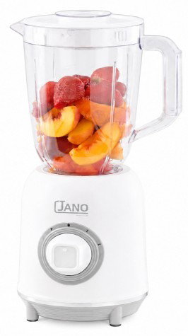 خلاط جانو، 450 واط، 1.5 لتر، سرعتين، مطحنة، JN06013 - ابيض product image