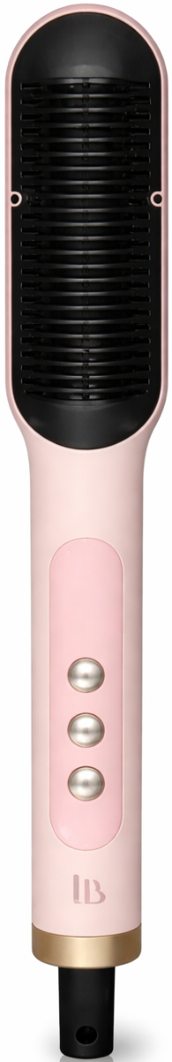 Labelle Brush Street Pro Hair Straightening Brush, 1100W, 9 Heat Levels, Digital Display - Rose Gold product image 1