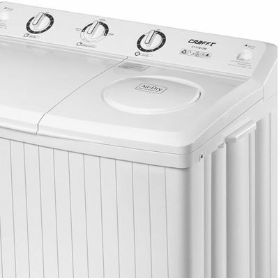 غسالة نصف أتوماتيك كرافت، تحميل علوي، 12 كجم، حوضين، CTT1B12W - أبيض product image 2