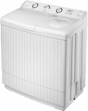 غسالة نصف أتوماتيك كرافت، تحميل علوي، 12 كجم، حوضين، CTT1B12W - أبيض product image