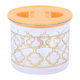 علبة بلاستيك السيف غاليري، 600مل، دائري - ذهبي product image 2