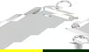 Alsaif Gallery Steel Tofry Set, 3 Pieces - Silver product image 2