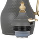 Al Saif Gallery Tamim Steel Dallah, 0.6 liter - Gold grey product image 5