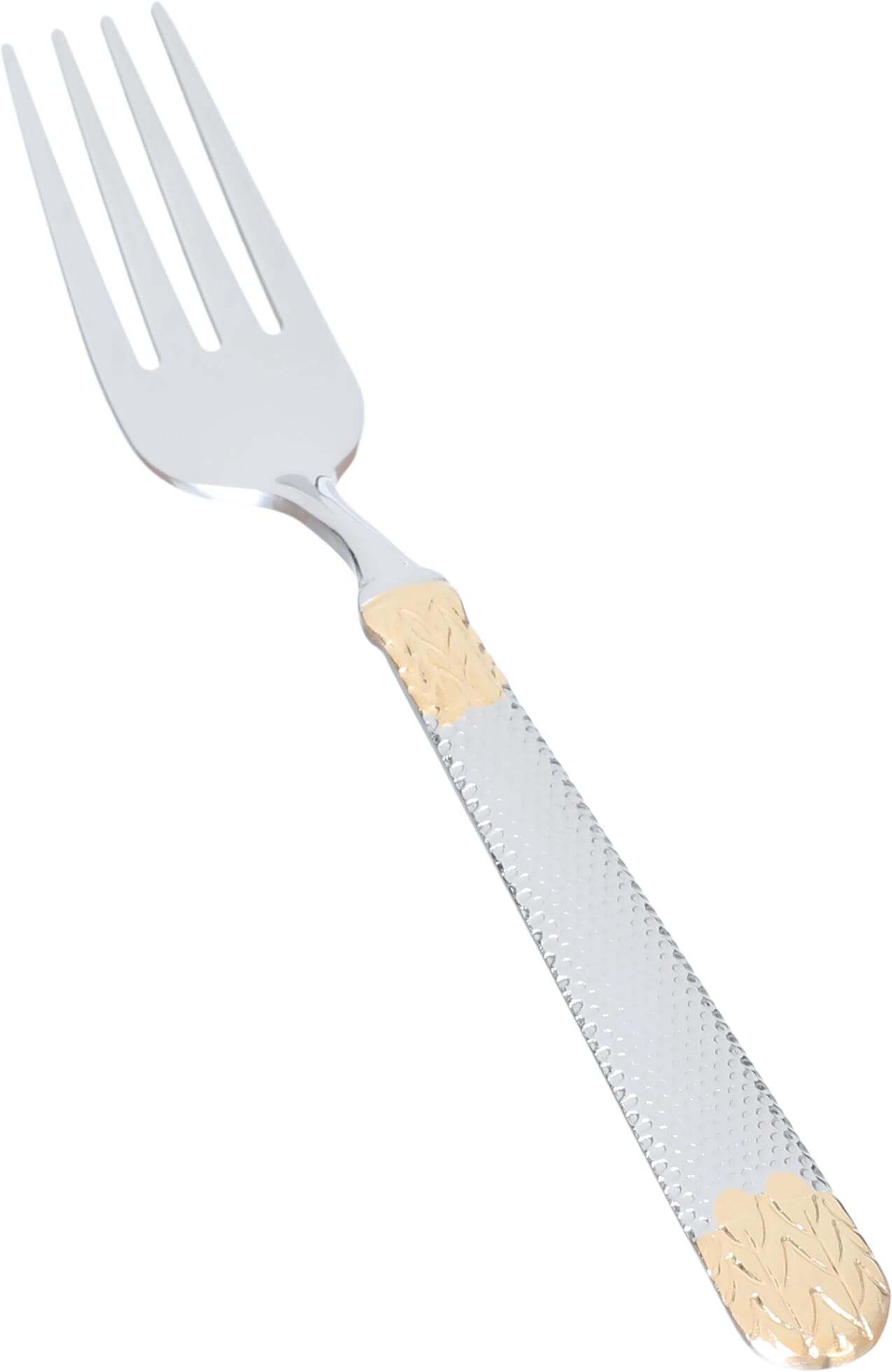 Al Saif Gallery steel fork set, 6 pieces, gold-silver pattern product image 2