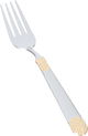 Al Saif Gallery steel fork set, 6 pieces, gold-silver pattern product image 2
