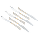 طقم ملاعق استيل السيف غاليري، 24 قطعة، نقش ذهبي - فضي product image 3