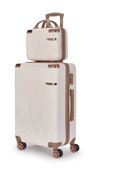 Limra ABS Luggage Set, 6 Sizes, 4 Wheels, 360 Degree Rotating, OT-3032 - Beige Gold product image 2