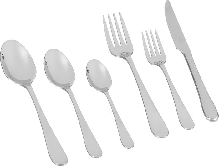 طقم ملاعق استيل السيف غاليري، 36 قطعة - فضي product image 1
