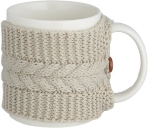 مج بورسلان السيف غاليري، 340 مل، تلبيسة صوف - أبيض بيج product image