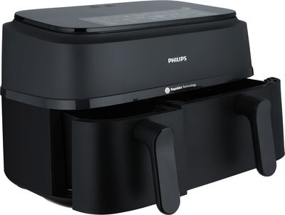 Philips  NA350/09 Digital Air Fryer, 2750W, 9L, 8 Programs - Black product image 3