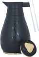 Al Saif Gallery Karam thermos set, 1/0.65 litre, Islamic pattern, thermal glass inner shell, plastic outer shell - black product image 7