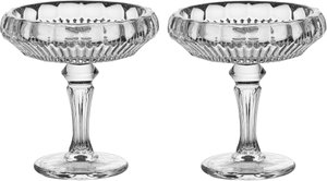 طقم ستاند تقديم زجاج، 9 سم، قطعتين - شفاف product image 2
