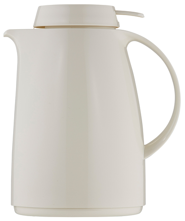 ترمس هيلوز، 1 لتر، حافظة داخلية زجاج، هيكل خارجي بلاستيك - ابيض product image