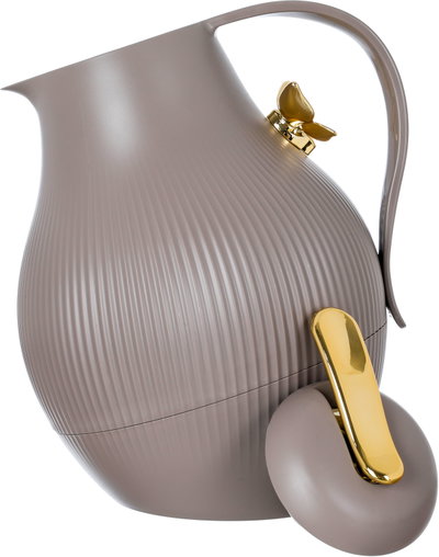 Al Saif Gallery Dora thermos, 1.5 liters, thermal glass inner container, plastic outer shell - light brown product image 4
