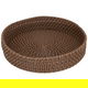 Al Saif Gallery wicker tofir, 36 x 36 x 7 cm, round - brown product image 1