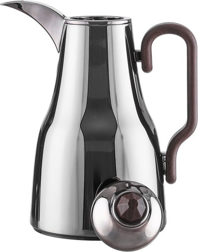 Al Saif Gallery Abq Thermos Set, 1/0.7 L, Glass Inner Material, Tufriya - Transparent Black product image 6
