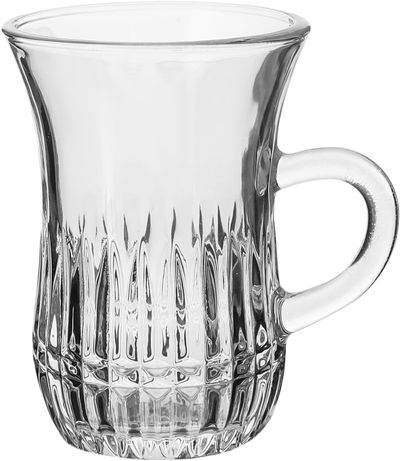 Al Saif Gallery glass tea set, 6 pieces - clear product image 2