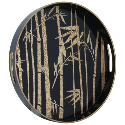 صينية تقديم أكريليك السيف غاليري، 37x37x4.3 سم، دائري - متعدد الالوان product image 2
