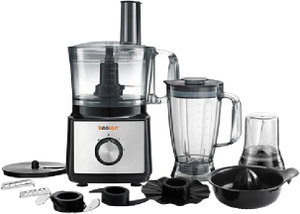 محضر طعام كولن، 750 واط، 2 لتر، 5 سرعات، 801102003 - اسود فضي product image