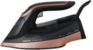 كاوية بخار فيليبس، 3000 واط، 350 مل، معدل بخار 260 غ/دقيقة، DST8041 - اسود ذهبي product image 2