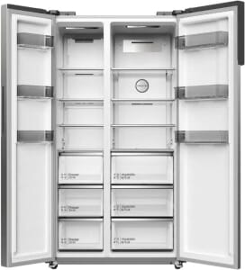 ثلاجة نوفروست هيتاشي، 527 لتر، 18.6 قدم، 2 باب، HRSN9552DXSA - فضي product image 2