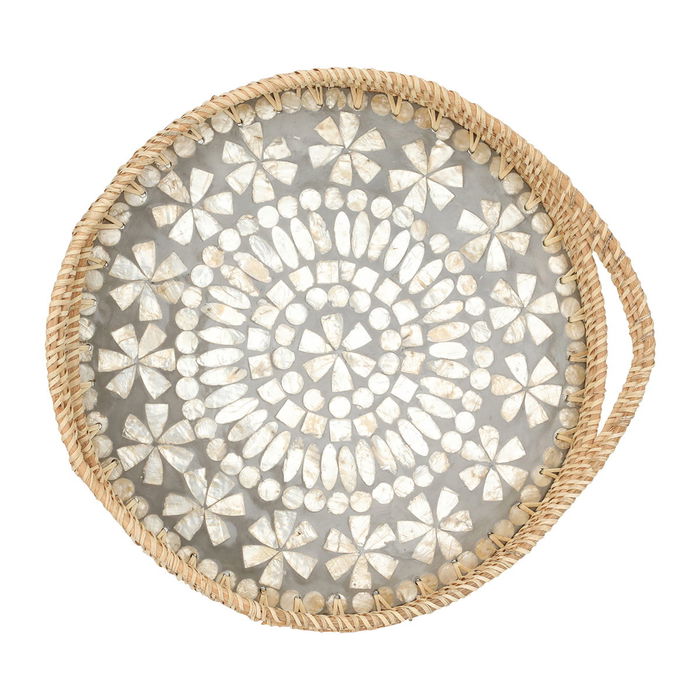 Tofaria Al Saif Gallery Wicker Toufia, Round - Gray product image 1