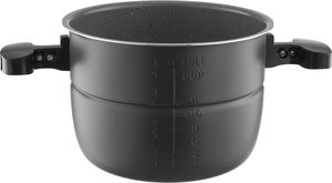 Edison Electric Pressure pro Cooker, Granite Inner Pot, 1200 Watts, 8 Liters, 10 Cooking Functions, GT811-W - Black Silver product image 3
