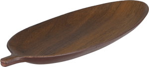 صحن تقديم خشب السيف غاليري، 40x14.5x3 سم - بني خشبي product image