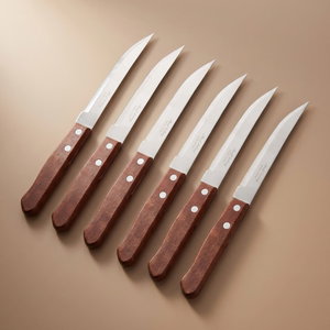Gallery Sword Steel Fruit Knife Set, 6 Pieces, 4.5 Inch - Wood product image