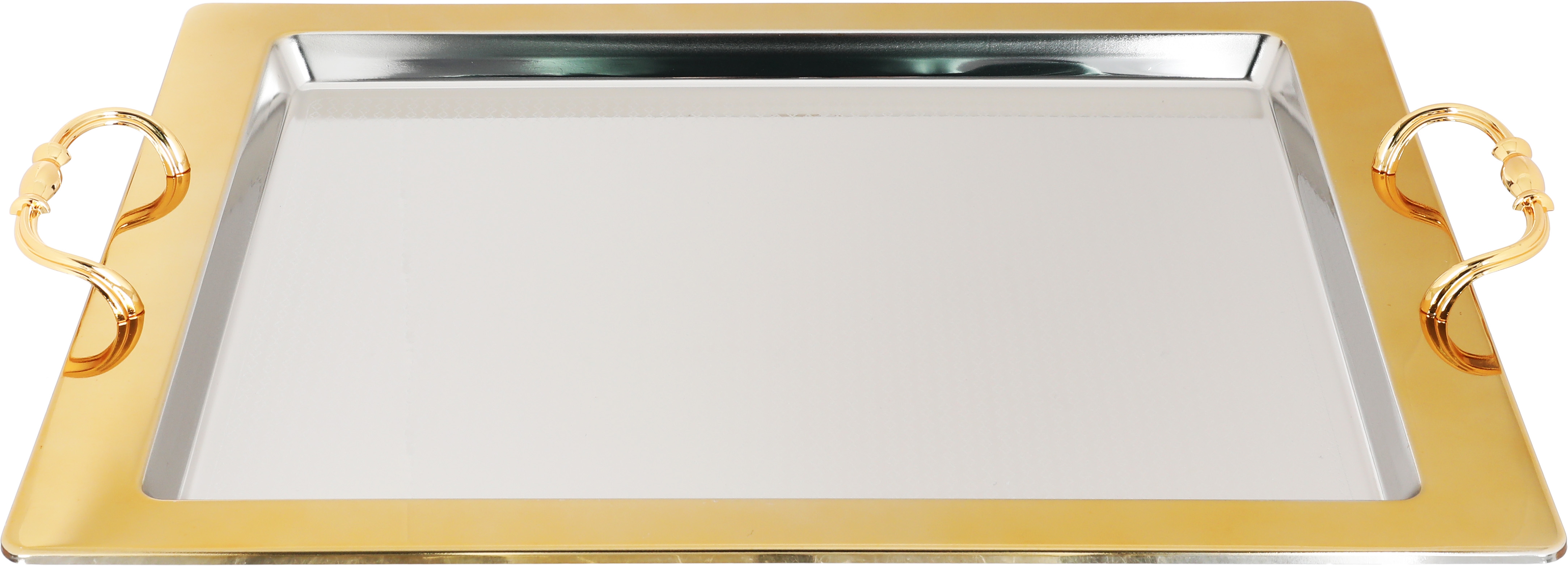 Safaa Steel Toferia Serving Set, 3 Pieces - Gold Silver product image 4