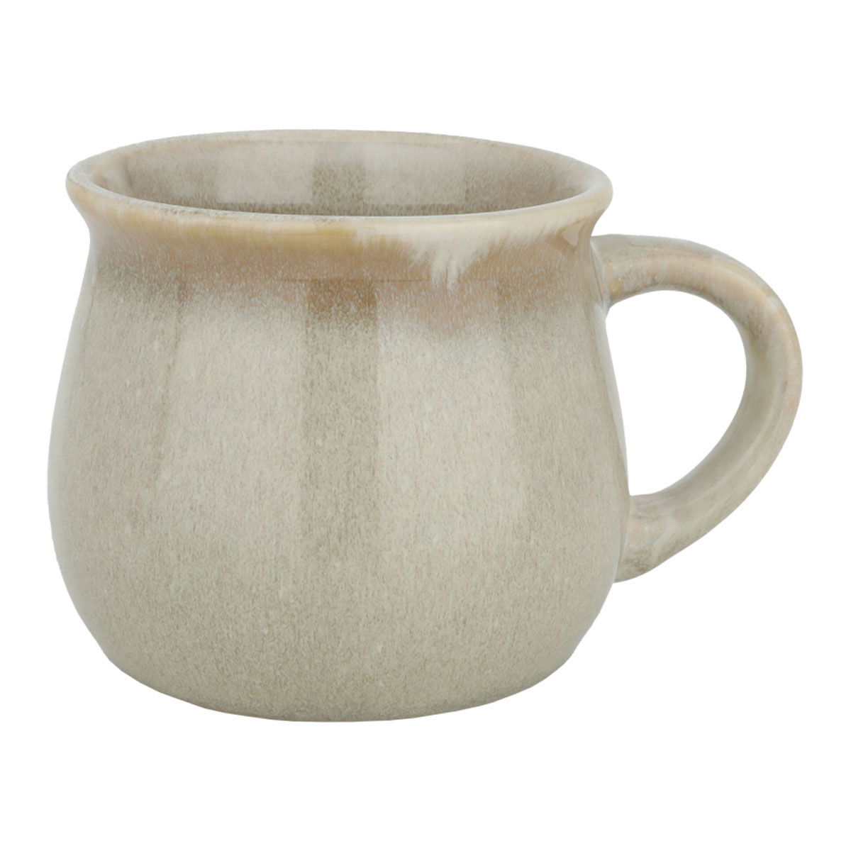 Al Saif Gallery Ceramic Mug, 400 ml, Round, Handle, Large - Light Beige product image