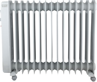 دفاية زيت هيلر، 15 ريشة، 2275-2500 واط، 4 مستويات حرارة، T01-G12Y - رمادي فاتح product image 2