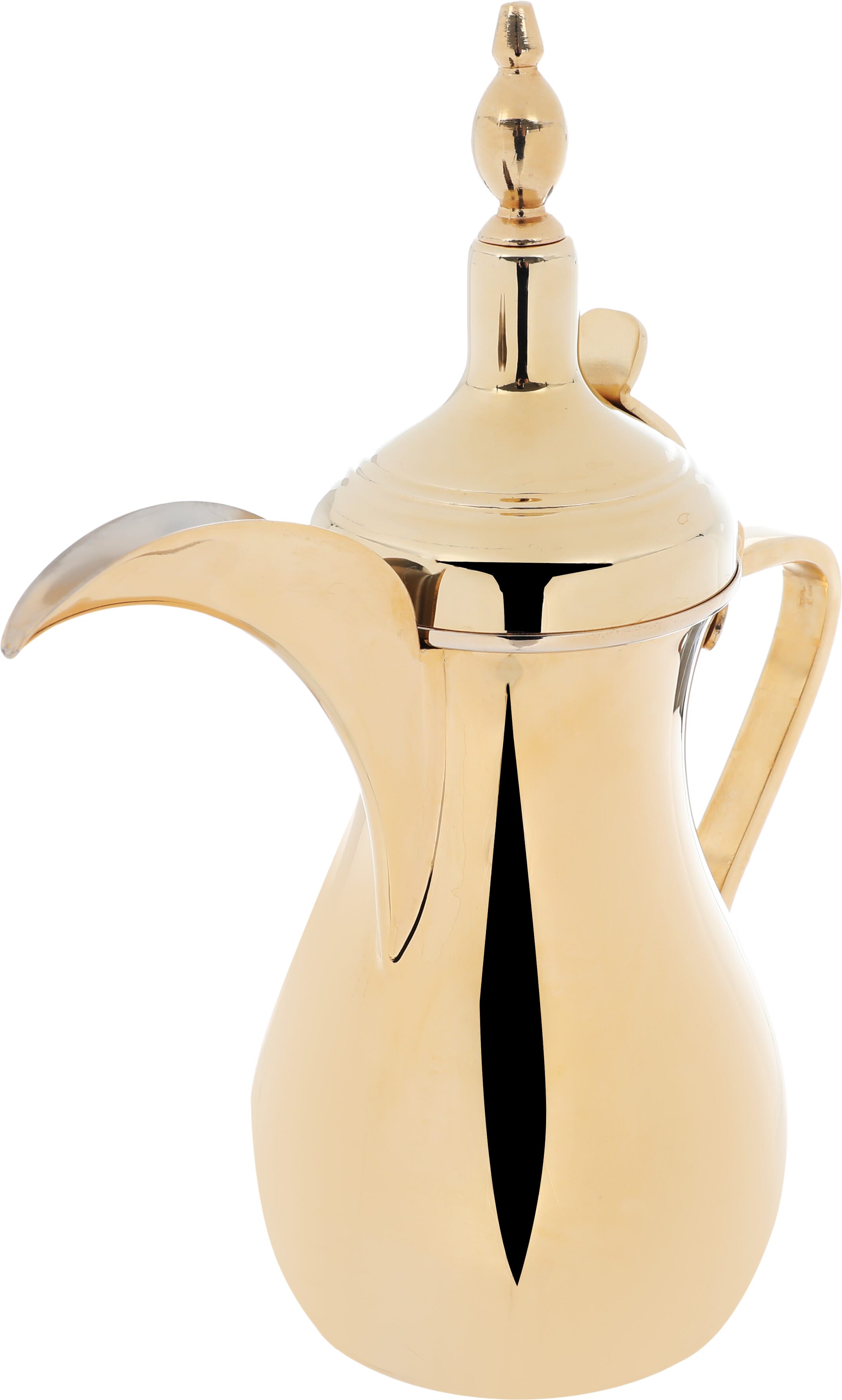 Al Saif Gallery Sulaiman Steel Dallah, 1.56 litre - Gold product image 4