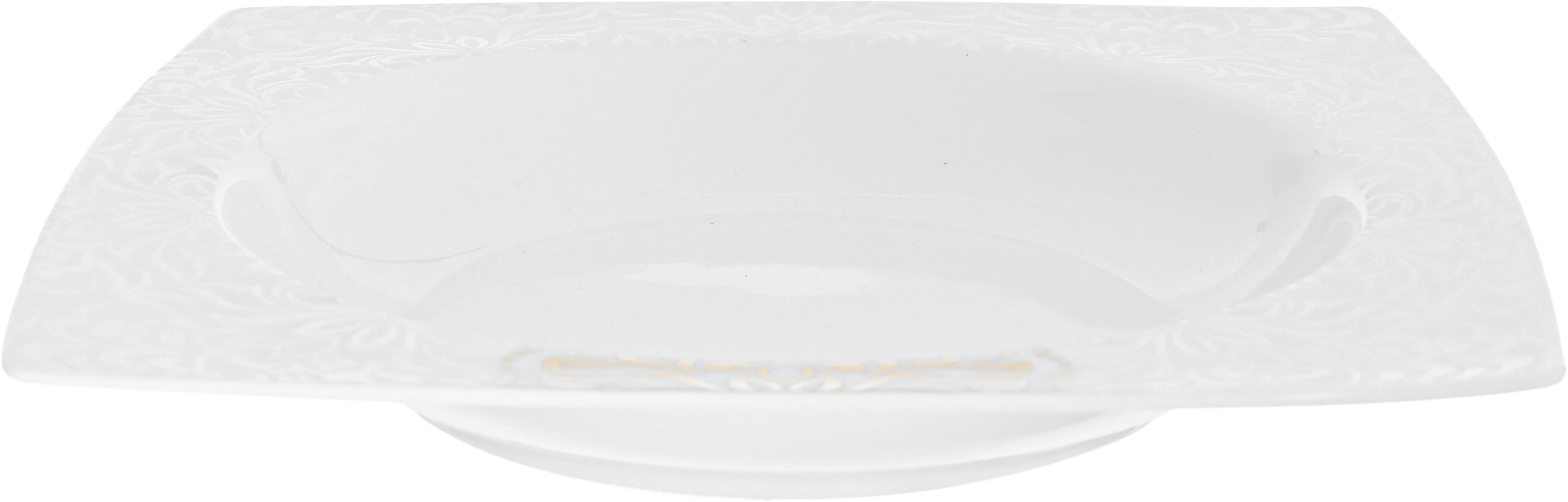طقم سفرة بورسلان دانيا، 77 قطعة - ابيض ذهبي product image 13