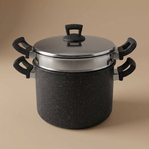Hascevher Granite Pot, 24 cm - Grey product image