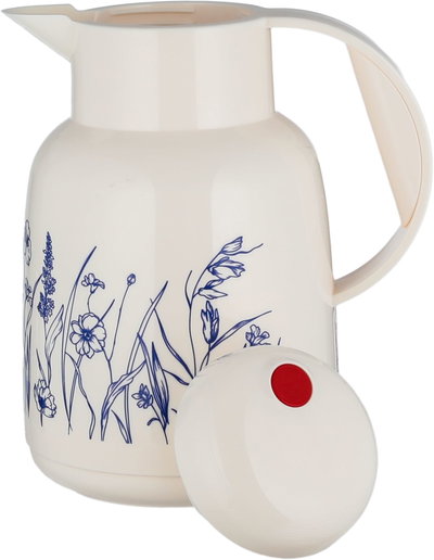 ترمس روتبونكت، 1 لتر، حافظة داخلية زجاج - كريمي ازرق product image 5