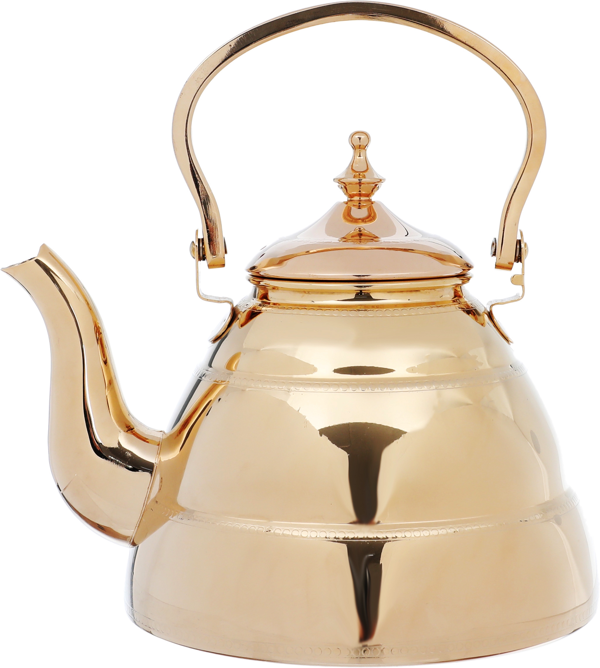 دلة وابريق مرحبا الدرعية استيل السيف بلص، قطعتين، 1.4 / 2 لتر - ذهبي product image 7