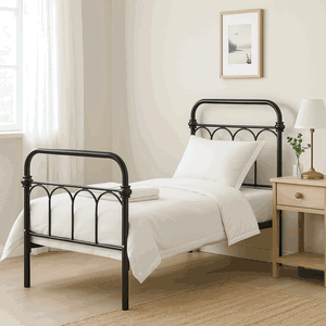 سرير حديد، 35×80×170 سم - أبيض product image 2