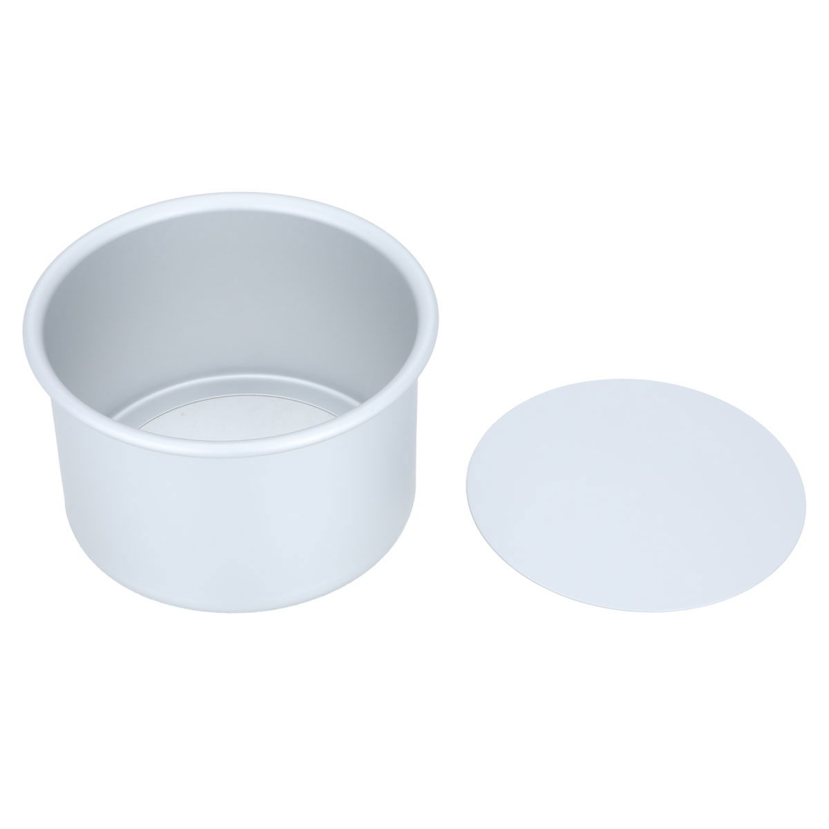 Al Saif Gallery Aluminum Cake Mould, 6x4 inches, Round - Silver product image 2