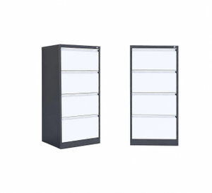 OW-022 Iron drawer organizer, 133×45×62 cm, 4 drawers, deep inside, pull-out design - Grey White product image 2