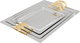 Steel Tofriya Set, 3 Pieces - Silver Gold product image 1