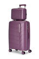 طقم شنط سفر بولي بروبيلين ليمرا، 4 مقاسات، 4 عجلات، بزاوية 360 درجة، LMA-PP506 - بنفسجي product image 2
